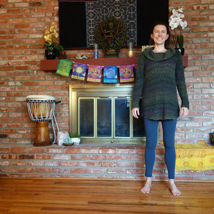 prAna Hunter Tunic Cowl neck sweater Medium